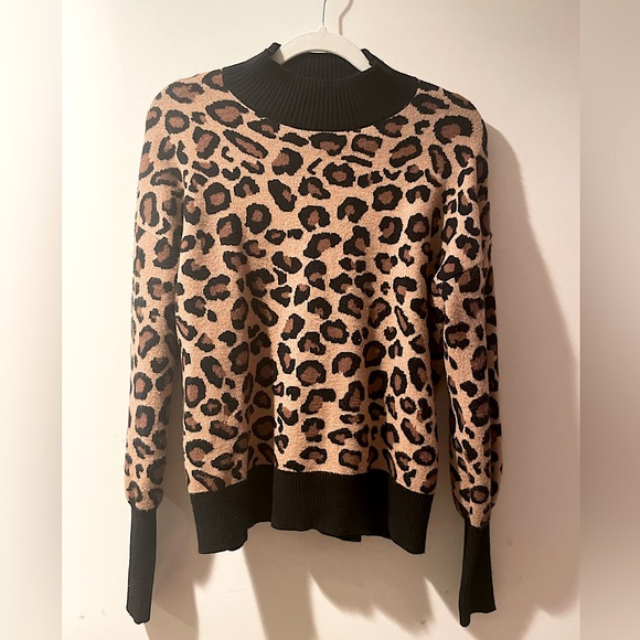 Rachel Zoe Animal Print Sweater NWOT - Picture 1 of 11